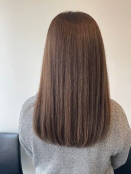 ヘアーアンドメイクアップ エムケイ(hair&make up MK)の写真/【岸和田】《ナノ水縮毛矯正》でダメージを最小限に！ボリューム・クセのお悩みを解消☆クーポン要Check★