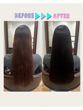 アモ 武蔵小杉(Amo) 5トーンのナチュラル×艶ロング