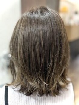 ラムレ イオン大安店(LamuRe)の写真/《グレイカラーもおしゃれにデザイン＊》リーズナブルな価格設定でカラーのメンテナンスにも通いやすい♪