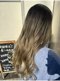 外国人風カラー×バレイヤージュ