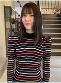 顔まわり×オリーブ