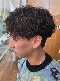 波巻きスパイラルパーマ 8-)