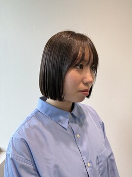 サラ ビューティー サイト 古賀店(SARA Beauty Sight) ボブ/切りっぱなしボブ/オリーブグレージュ/大人可愛い/20代30代