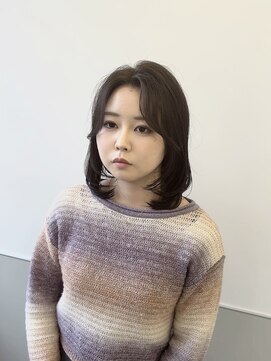 ゴウトゥデイシェアサロン 町田店(GO TODAY SHAiRE SALON) 韓国レイヤーミディアム×グレージュ