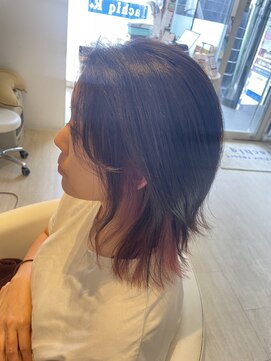 ヘアーリゾートラシックアールプラス(hair resort lachiq R+) 《R+》インナーデザインカラー/白髪染めを使わない白髪染め