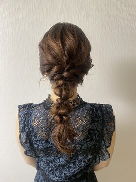 ミークスタイルヘアー(Miiku.style.hair) 洋装パーティーヘアセット
