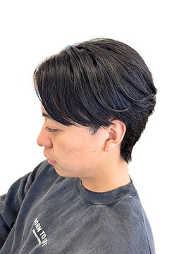 ビカムメンズヘアー 栄店(become men's hair) 曲がるメンズ縮毛矯正×毛流れセンターパート/名古屋/栄