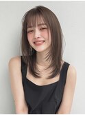 暗めカラー、髪質改善、レイヤー