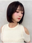 韓国ボブ/レイヤーボブ/くびれボブ/小顔カット/イメチェン