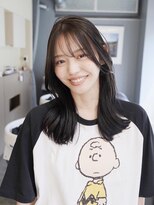 オルセン(OLSEN)&nbsp;ハイレイヤー/ミディアム/20代/顔周り/オリーブグレージュ