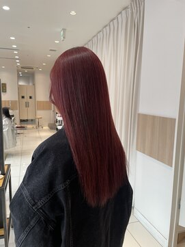 暖色カラー/レッドブラウン/艶カラー