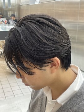 フィフスパーク(fifth PARK) フェザーパーマニュアンスパーマルーズパーマメンズカット渋谷