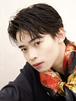 ルーシー 川越(LUCEY)&nbsp;センターパートフェザーパーマシャドウパーマメンズパーマ