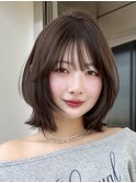 20代30代韓国ボブタッセルボブレイヤーボブ似合わせカットボブ