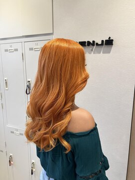 ステラバイケンジ(STELLA by KENJE) オレンジカラー/ハイトーン/