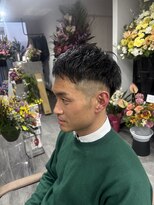 リイ(Lii)&nbsp;メンズ　ベリーショート　フェード　ソフトフェード