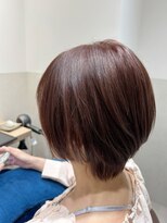 サロウィン 名古屋本山店(SALOWIN)&nbsp;立体感ハイライトxショートボブ /HIDE