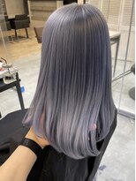 ルーブ トウキョウ(Loob. TOKYO)&nbsp;ショートボブハイトーンカラーミルクティーピンクタッセルボブ