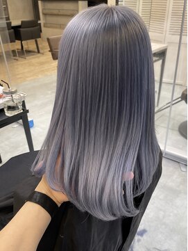 ルーブ トウキョウ(Loob. TOKYO) ショートボブハイトーンカラーミルクティーピンクタッセルボブ