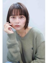 クオーラガーデン(Cuaura garden)&nbsp;切りっぱなしレイヤー×チョコレートブラウン