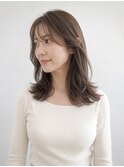 30代40代/白髪ぼかし/透明感ツヤ髪/顔まわりミディアムレイヤー