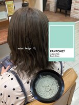 トップヘアー 大元店(TOP HAIR) 【 jasmin 】SNSで大人気 ミントベージュ!!!