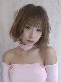 【MUSE】大人かわいいオシャレゆるエアウェーブボブ