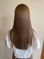 トップヘアーラウンジ 知立(TOP HAIR Lounge)&nbsp;衝撃のうる艶ヘアーは美髪トリートメントで！/ことりベージュ