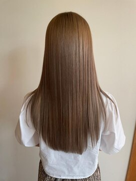 トップヘアーラウンジ 知立(TOP HAIR Lounge) 衝撃のうる艶ヘアーは美髪トリートメントで!/ことりベージュ