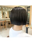 切りっぱなしボブ