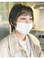 エンシー(ENCI)&nbsp;丸みショート/オリーブベージュ