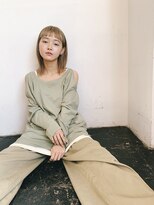 ラグ(log)&nbsp;オン眉×ハイトーンベージュ