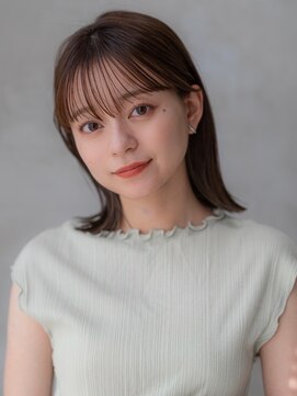 エースハバナ 渋谷(1 HAVANA) ダークアッシュ/小顔ヘア/大人ボブ/前下がりボブ/アッシュカラー