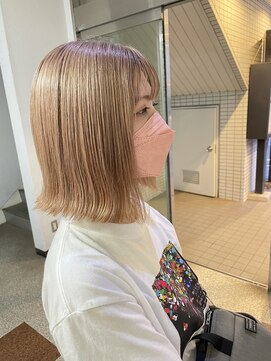 ヘアアンドスペース ベロン(hair&space velon) ミルクティーベージュ