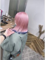 ラニヘアサロン(lani hair salon) White pink ×  blue