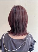 【MICHI refre店　福光柚香里】カシスレッドカラー