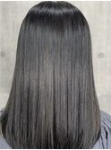 暗髪グレージュ
