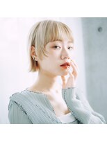 アッシュ 日野店(Ash)&nbsp;似合わせカット/ミルクティカラー/くびれヘア/韓国風