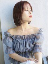 バース(BIRTH)&nbsp;天神【BIRTH】ピンクベージュ×マチルダボブ×内巻きボブ　4