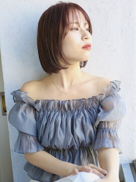 バース(BIRTH) 天神【BIRTH】ピンクベージュ×マチルダボブ×内巻きボブ　4