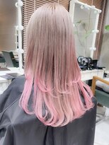 デイズ(days)&nbsp;ミルクティーグレージュミルクティーベージュ毛先ホワイトピンク