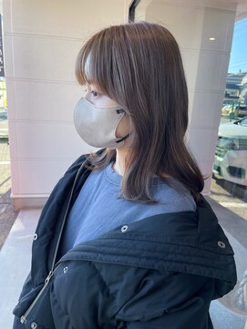 ナンバー(number+) 20代30代透明感カラーアッシュベージュ