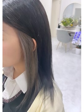 エフ(F) インナーカラー☆グレージュ