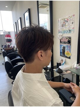 アヴソリューク(Absoluk) メンズツーブロック＆グレイカラー☆