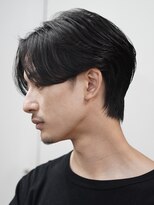 センターパートカルマヘアニュアンスパーマ韓国シャドウパーマ