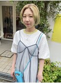 レイヤーボブ×エンドカラー