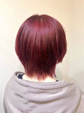 リリー シブヤ(Lilly shibuya) 【Lilly渋谷】#レッドバイオレット#ショート#学割U24#韓国