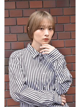 ウィローズ(WILLOW'S) 大人可愛い20代30代40代黒髪前下がりショートボブ丸みショート◎