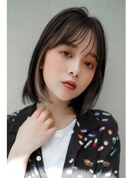 ギークス(GEEKS) 【GEEKS渋谷】伸ばしかけボブ/グレージュ/冬カラー/レイヤーボブ