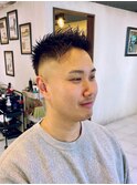 【20代 男性】ロンドンフェードショート（大宮/バーバー）